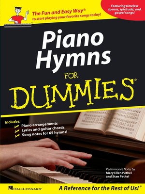 cover image of Piano Hymns for Dummies (Songbook)